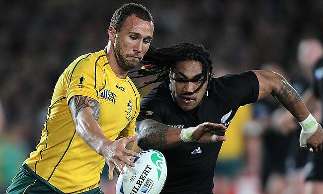 Quade Cooper (left) wants to reclaim his place in the Australian squad