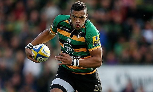 Luther Burrell scored the opening try for Northampton