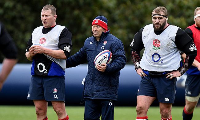 Eddie Jones can call on Dylan Hartley, left, but not Joe Marler, right, for England's first two autumn internationals