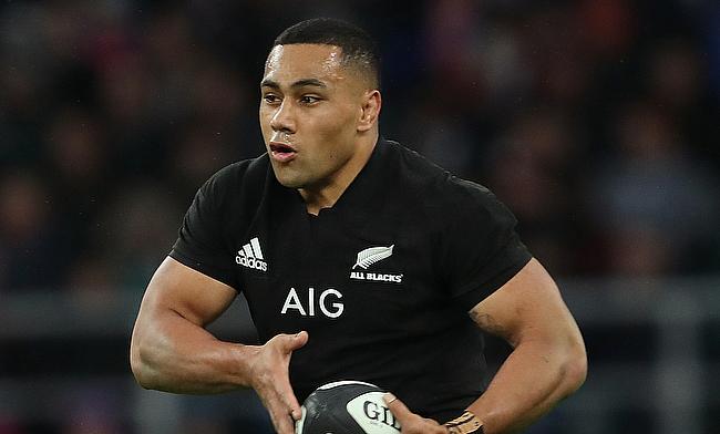 Ngani Laumape powered over for a second-half try as New Zealand ran out winners against a France XV in Lyon