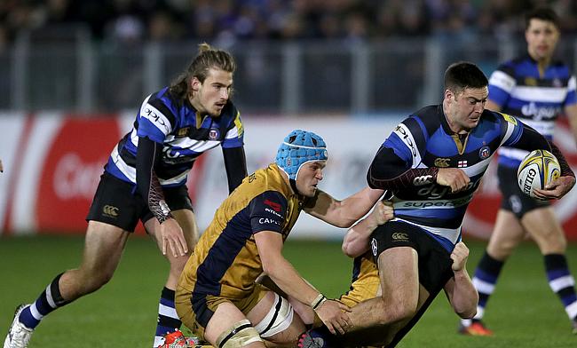 Olly Robinson, in scrum-cap, has signed a long-term contract with Cardiff Blues