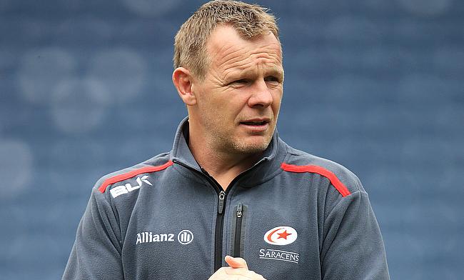 Saracens rugby director Mark McCall, pictured, has recruited scrum-half Nic Stirzaker on a short-term deal