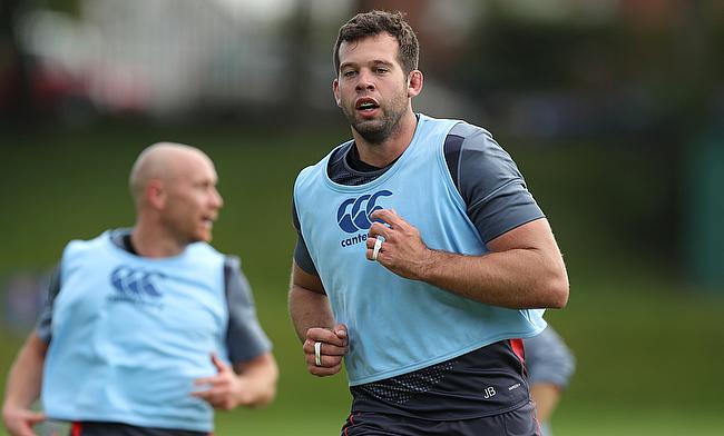 Josh Beaumont (right) was sidelined since October with a torn bicep