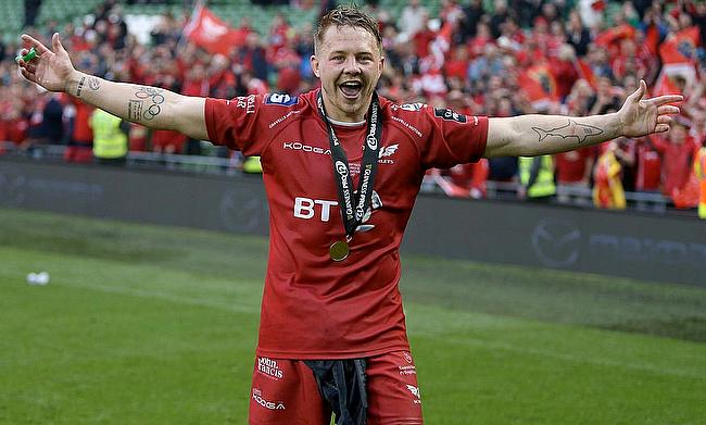 James Davies was part of the Pro 12 winning Scarlets side
