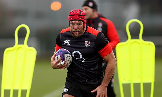 James Haskell has rejoined England training following his suspension