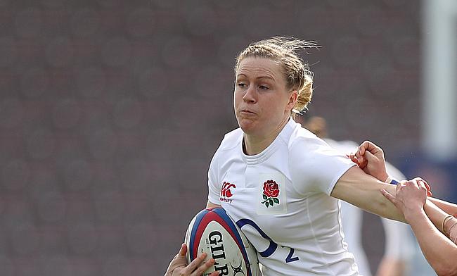 Danielle Waterman scored two tries for England