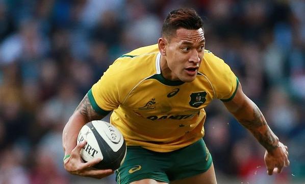 Israel Folau played 63 minutes in the game in Sydney