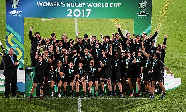 New Zealand team celebrating their win in the 2017 Women's World Cup