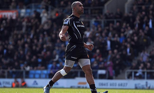 Olly Woodburn was one of the try-scorer for Exeter Chiefs