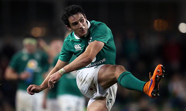 Joey Carbery was replaced in the 50th minute during the game against Italy
