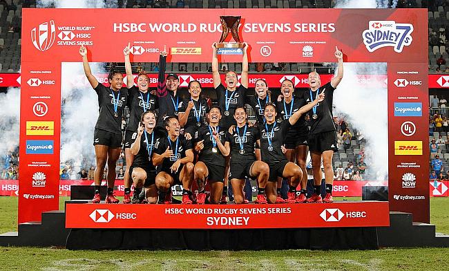 New Zealand Women celebrating their win in Sydney