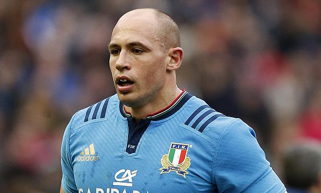 Sergio Parisse	was the lone-try scorer in the game