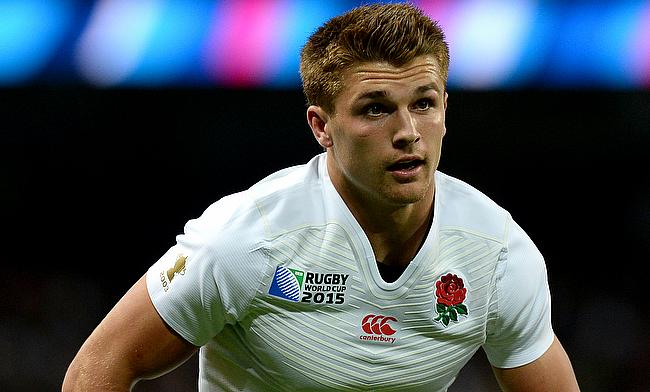 Henry Slade scored the opening try for England