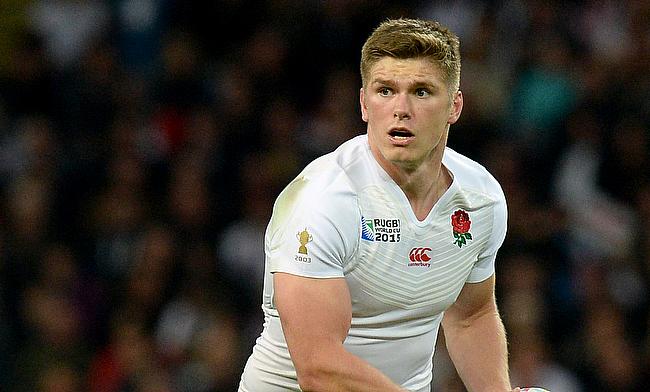 Owen Farrell suffered a concussion while playing for Saracens