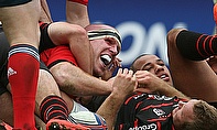 Peter O'Connell scores the sixth and final of Munster's tries against Toulouse