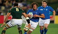 Namibia in action against the springboks