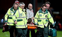 Ben Morgan was stretchered off during Gloucester's narrow win