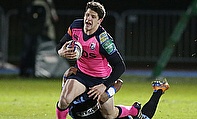 Lloyd Williams scored the first try of 16 as Cardiff Blues put Rovigo to the sword