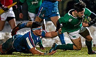 Luhandre Luus playing for Italy U20s against Ireland