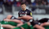 Owen Farrell watches on