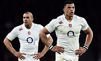 Luther Burrell, pictured right, can make his case to join Jonathan Joseph, left, in Stuart Lancaster's England squad