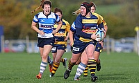 Laura Keates on the charge for Worcester