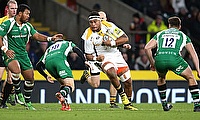 Nathan Hughes causing trouble for the London Irish defense