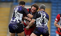 Edinburgh's Andries Strauss (centre) is looking to mark his final appearance for the capital club with a victory over Cardiff Blues