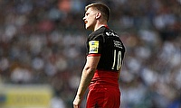 Saracens' Owen Farrell kicked 13 points in the win over Exeter.