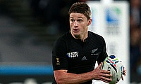 Beauden Barrett was on kicking duty for the Hurricanes
