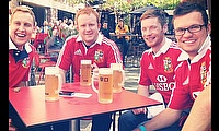 Fans enjoying their time in Australia following the Lions in 2013