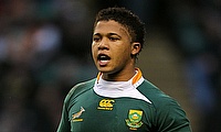 Elton Jantjies scored the Lions' first try and kicked 17 points against the Highlanders