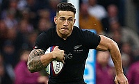 Sonny Bill Williams is expected to be on the sidelines for between six and nine months
