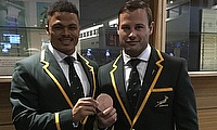 Francois Hougaard has been handed a medal after his selfless Rio gesture
