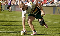 Northampton Saints' Mikey Haywood scored the fourth try against Bristol