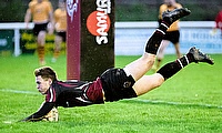 Joe Simmonds when he was playing in National League 2 South with Taunton