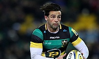 Ben Foden scored two tries for Northampton as they thrashed the Scarlets