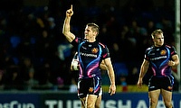 Exeter Chiefs' Gareth Steenson scored 10 points against Wasps