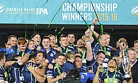 Bristol celebrate winning the Championship title last year