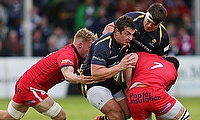 Worcester's Val Rapava Ruskin, centre, will not play again until September.