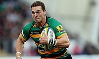 George North scored a try for Northampton Saints