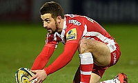 Greig Laidlaw has a chance to become Gloucester's leading point scorer in Challenge Cups