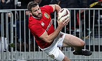 Tommy Seymour scores the Lions' third try