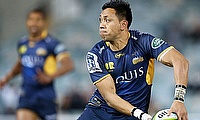 Christian Lealiifano in action for Brumbies
