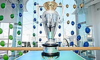 The Women's Rugby World Cup trophy