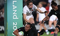 Toka Natua scored a hat-trick of tries for New Zealand against England in the Women's World Cup final