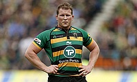 Dylan Hartley scored one of Northampton's three tries against Leicester