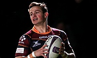 Hallam Amos scored a try in the Dragons' win