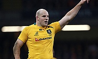 Stephen Moore was one of the try-scorer for Wallabies