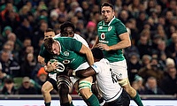 Ireland international Jordi Murphy, centre, is to join up with Ulster next season